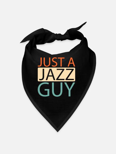 Musique jazz juste un gars de jazz - Bandana - rouge - Devant