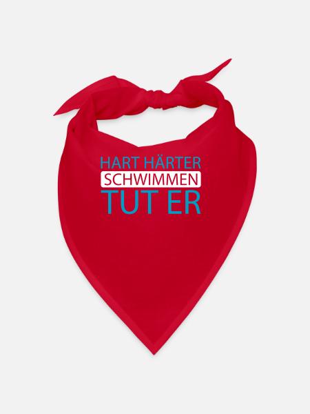 Swimming Swimmers - Bandana - red - Front
