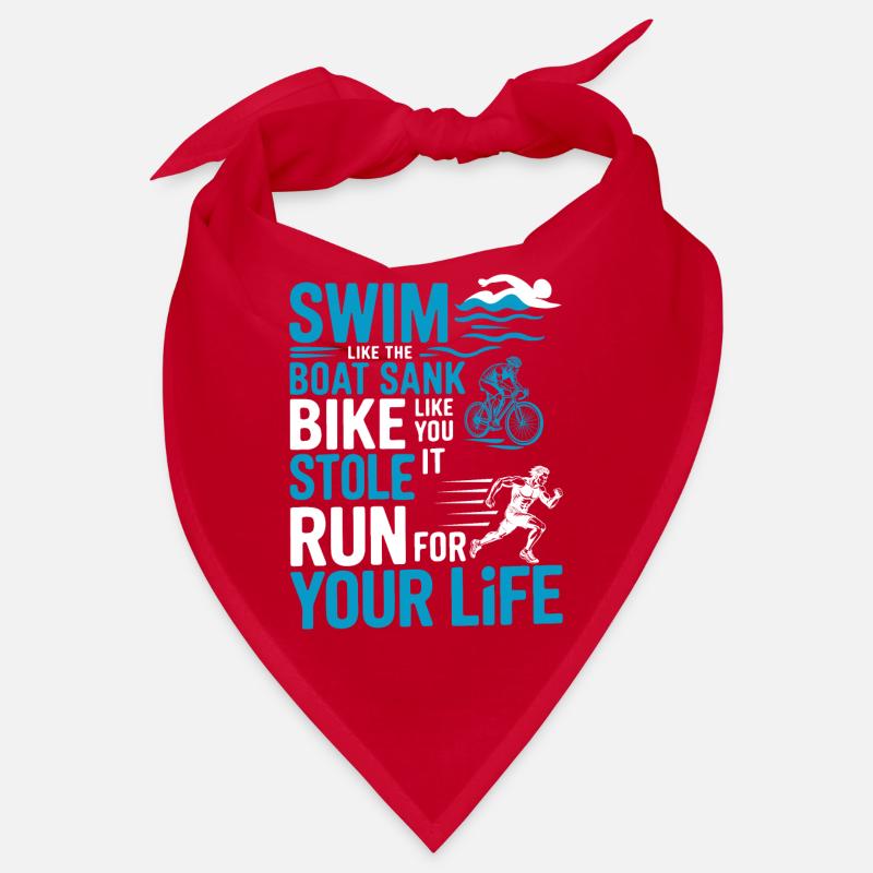 Triathlon suit - triathlete in training Bandana