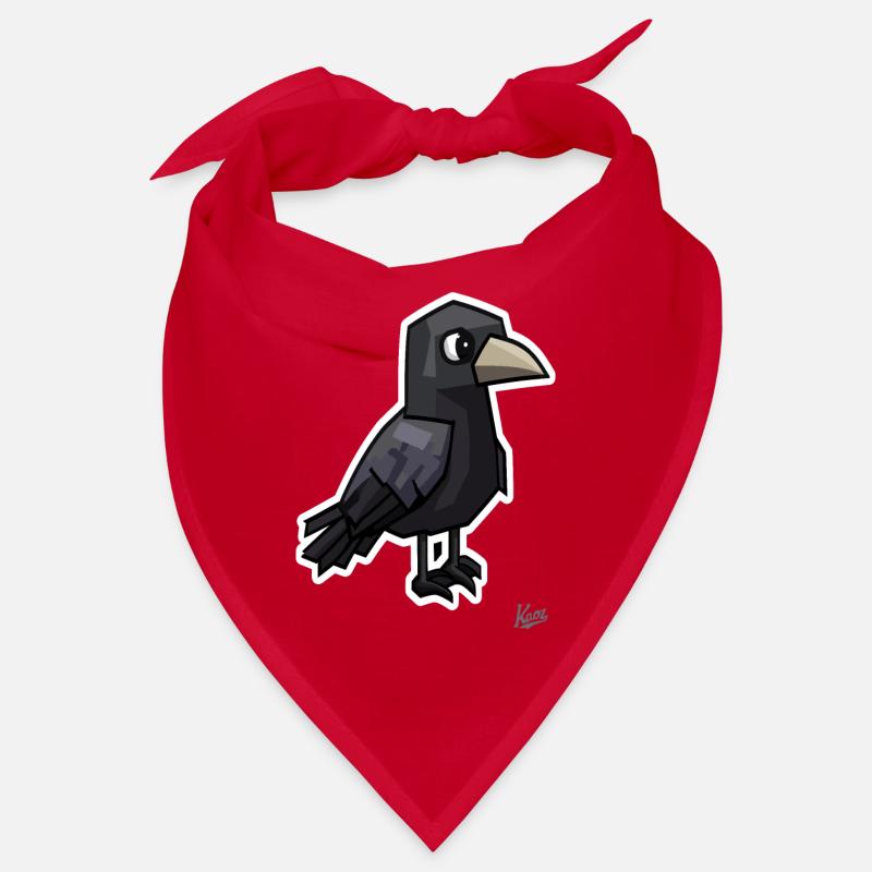 Seltsamer dunkler Rabe Bandana
