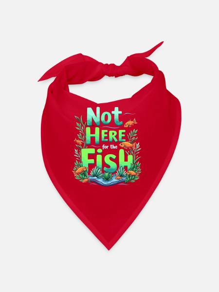 Aquascaping Enthusiast Underwater Gardening - Bandana - red - Front