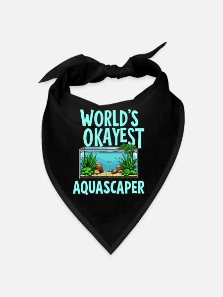 Aquascaping Enthusiast Underwater Gardening - Bandana - black - Front