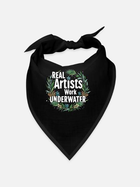 Aquascaping Enthusiast Underwater Gardening - Bandana - black - Front