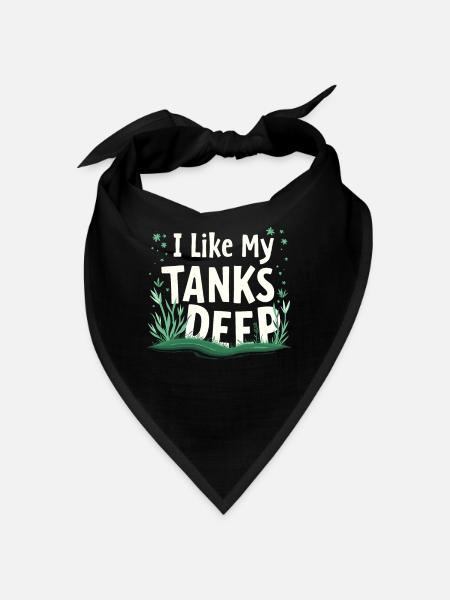 Aquascaping Enthusiast Underwater Gardening - Bandana - black - Front