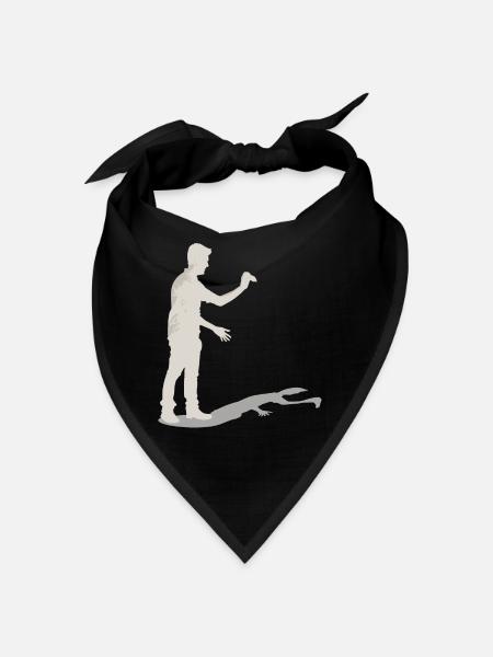 Handschattenpuppenspiel Puppen - Bandana - Rot - Vorne