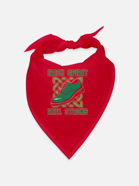 Irish Dance Irischer Tanz - Bandana - Rot - Vorne