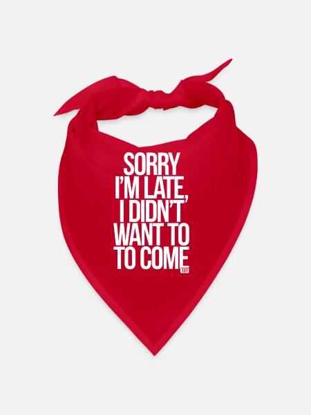 Introversion Style alternatif Émotionnel - Bandana - rouge - Devant