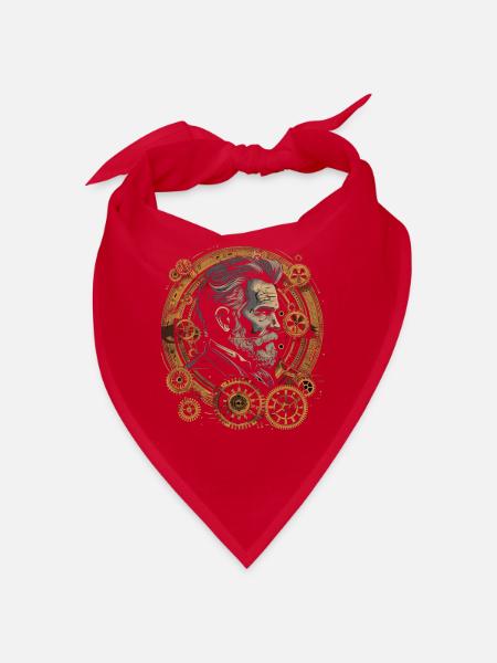 Steam Punk Art Funky Steampunk - Bandana - rouge - Devant
