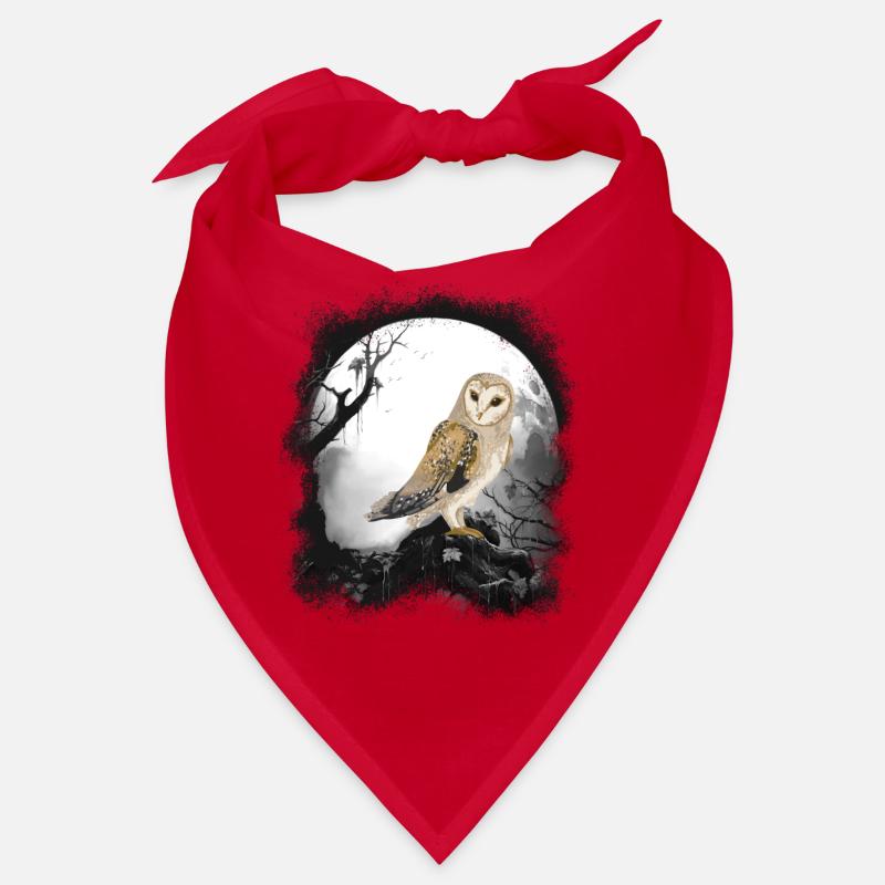 mystisch Eule Eulen Waldbewohner Märchen Kind Bandana