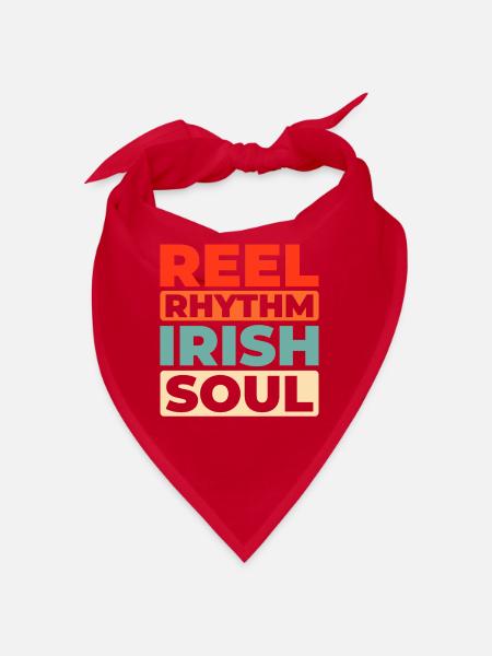 Irish Dance Irischer Tanz - Bandana - Rot - Vorne