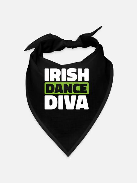 Irish Dance Irischer Tanz - Bandana - black - Front