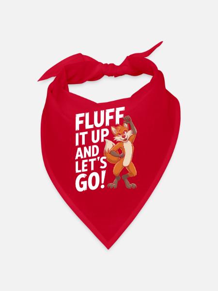 Furry Fandom Enthusiast Cosplay Fun and Fursuiting - Bandana - red - Front