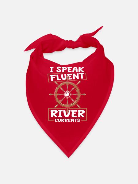 Skippers de navigation intérieure - Bandana - rouge - Devant