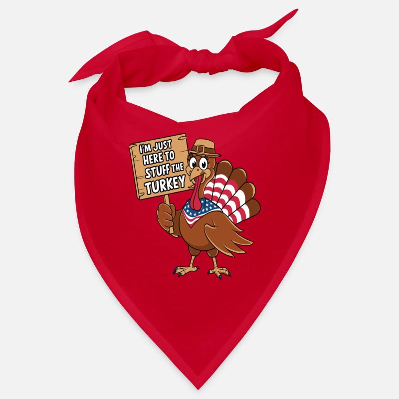 Dinde drôle de Thanksgiving Bandana