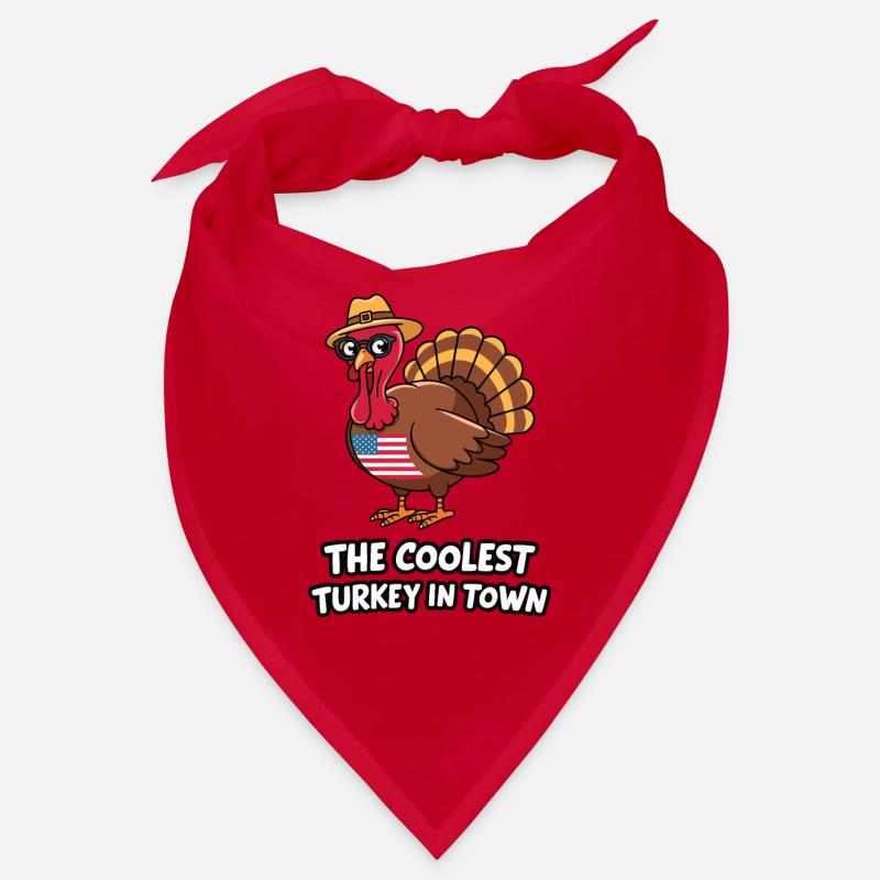 Dinde drôle de Thanksgiving Bandana