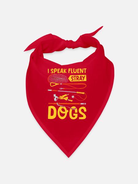 Attrape-chiens - Bandana - rouge - Devant
