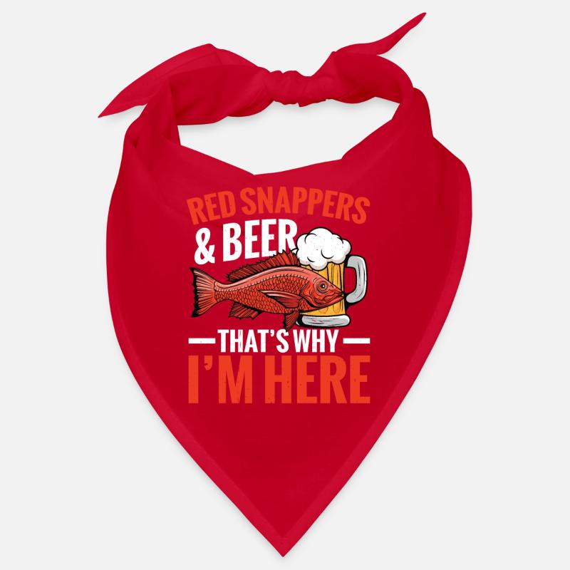 When fishing, I catch red snapper, so bend them Bandana