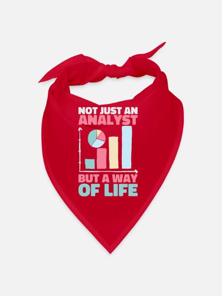 Analyst - Bandana - red - Front