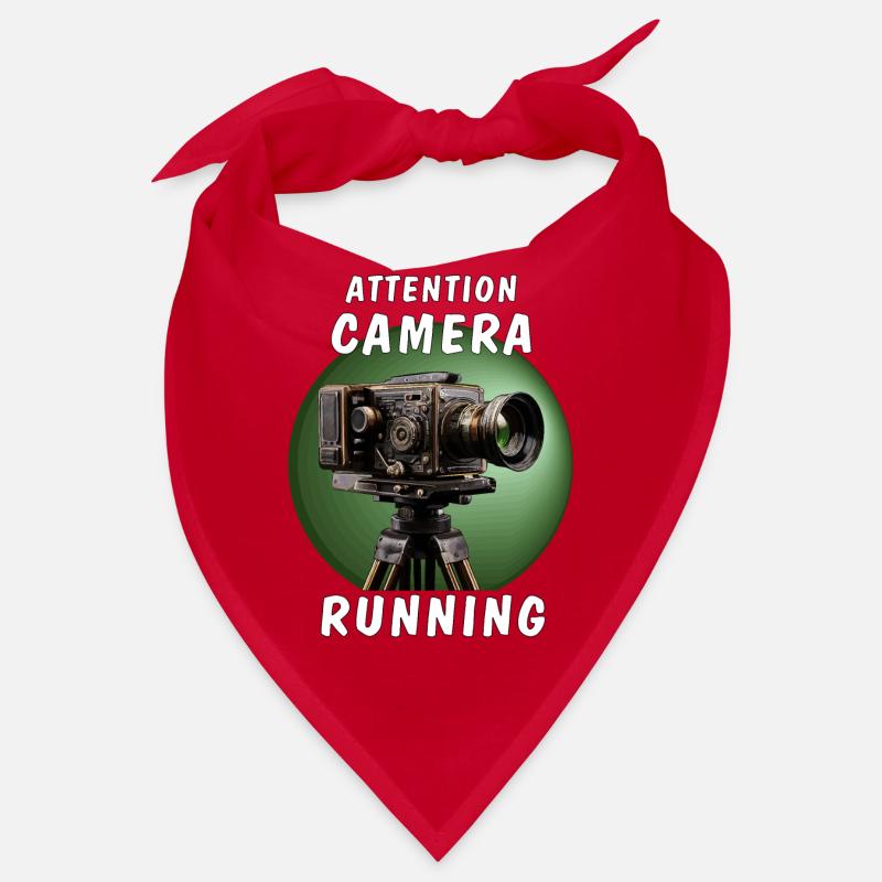ATTENTION CAMERA RUNNING Bandana