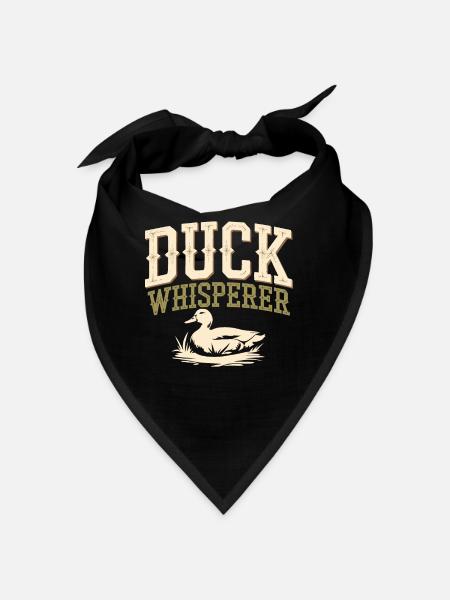 propriétaires de canards domestiques, amoureux des canards, - Bandana - noir - Devant