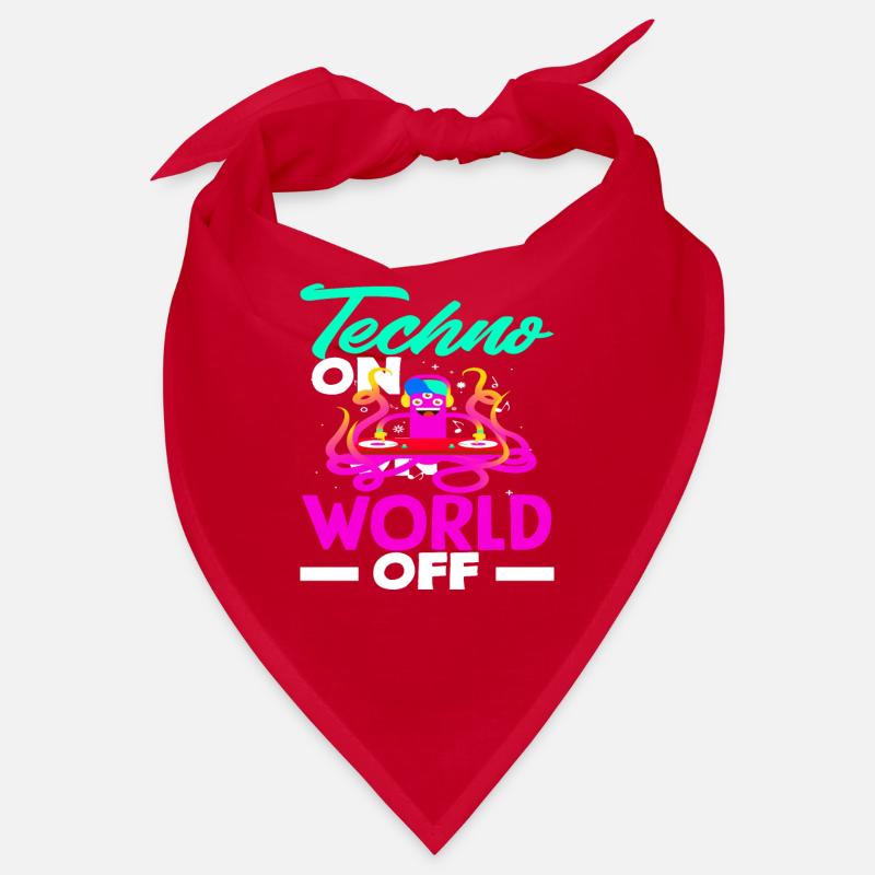 Techno Lover: Techno On World Off Bandana