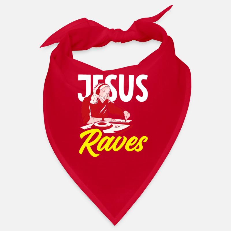 Techno Lover Jesus Raves DJ Kunst Bandana
