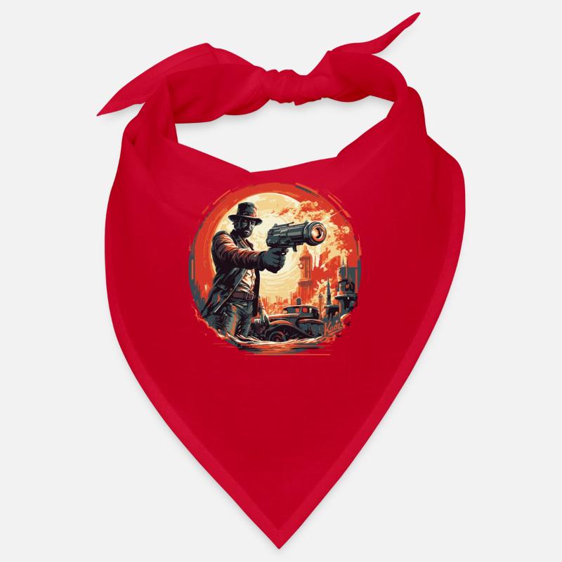 Sci-Fi Beam Cannon Showdown Bandana