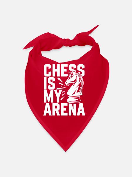 Chess Revival Movement Chess Lover Strategic - Bandana - red - Front