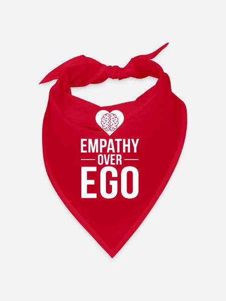 Emotional Intelligence Empathy Advocate Mindful - Bandana - Rot - Vorne