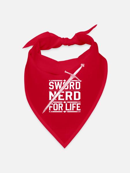 Épéiste de la Renaissance Hema Historique - Bandana - rouge - Devant
