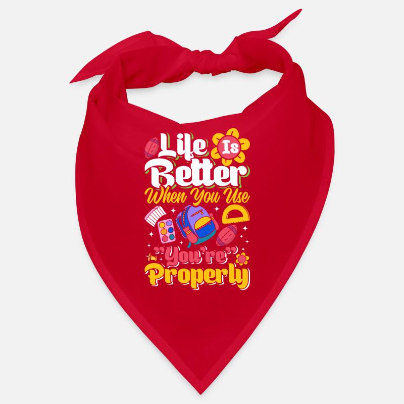 Drôle de professeur d’école d’anglais Bandana