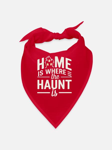 Cozy, Horror, Aesthetics, Spooky, Cozy - Bandana - red - Front