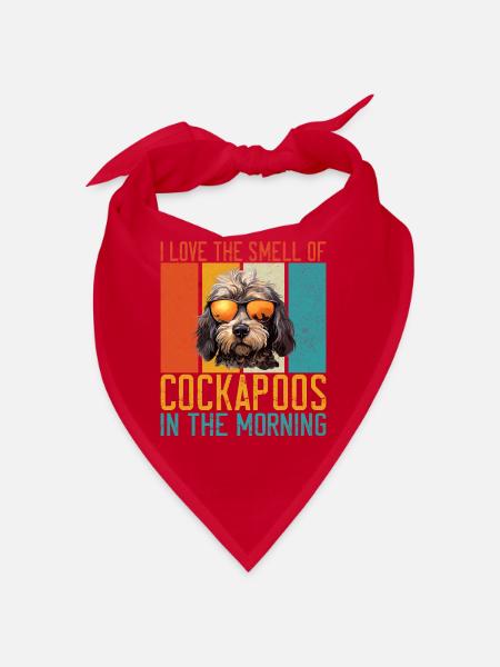 Cockapoo Gifts - Bandana - red - Front