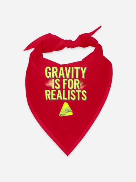 Surreal Art Humor Dreamlike Images Floating - Bandana - red - Front