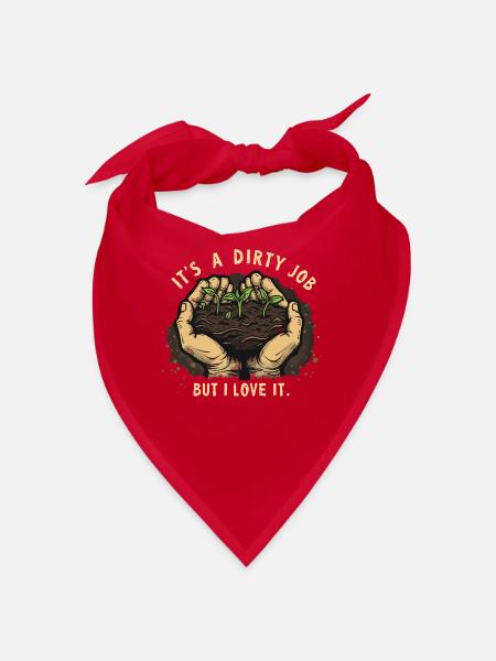 Composting enthusiasts Sustainable gardening - Bandana - red - Front