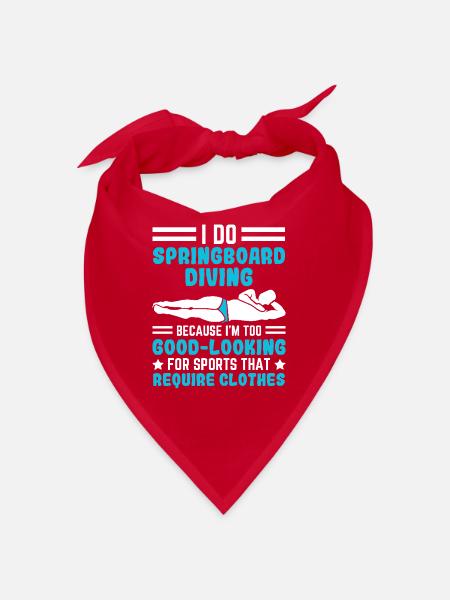Sports nautiques Springboard Diver - Bandana - rouge - Devant