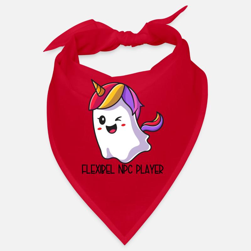 Flexible NPC Player – Colorful Unicorn Ghost Bandana