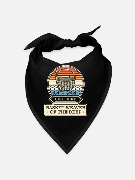 Unterwasser Korb Weben Skurrile Kunsthandwerk - Bandana - Schwarz - Vorne
