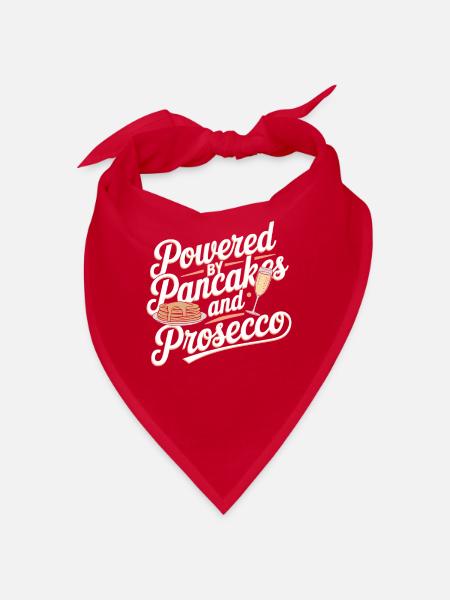 Brunch Culture Bottomless Mimosa Lovers - Bandana - red - Front