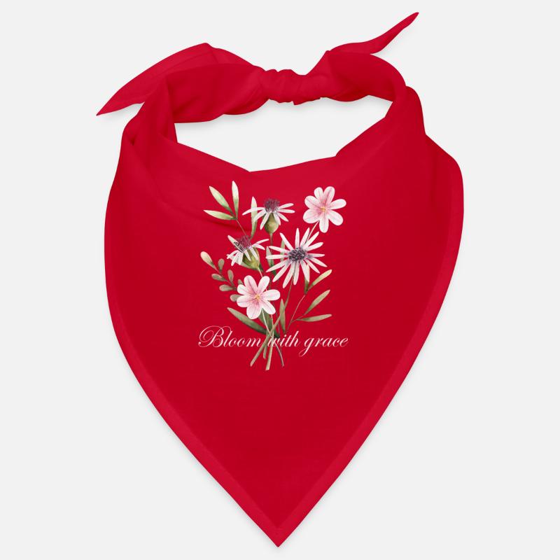 Bloom with Grace Floral Bandana