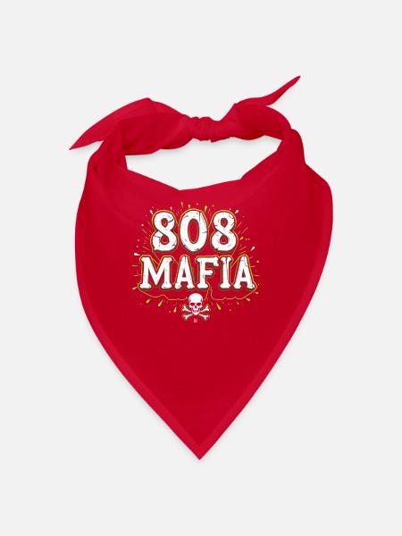 Music Produzent 808 Bass Hip-hop Beatmaker - Bandana - Rot - Vorne