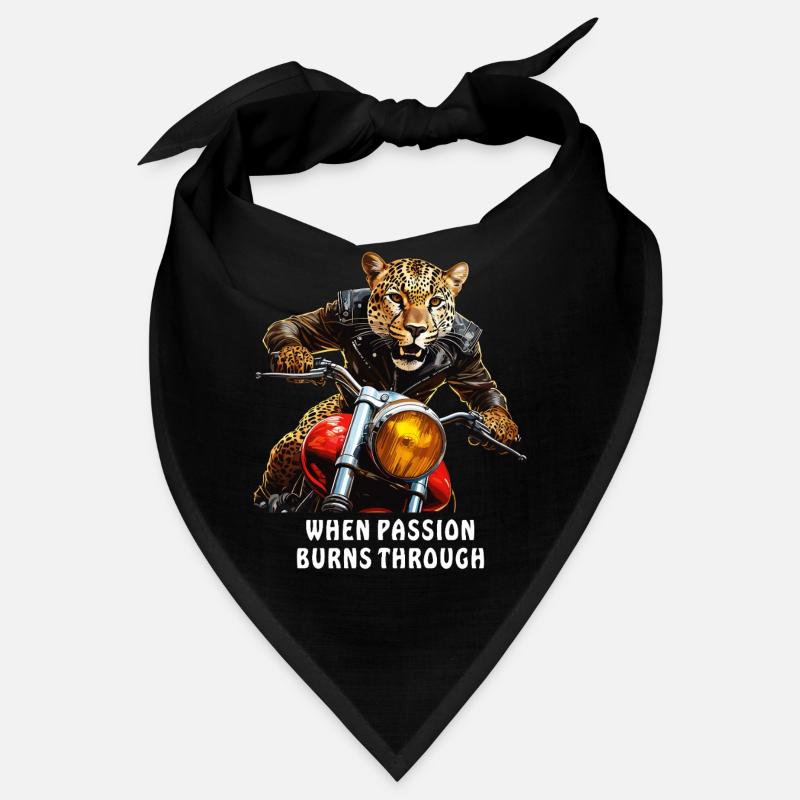 MOTORCYCLE WHEN PASSION BURNS THROUGH Bandana