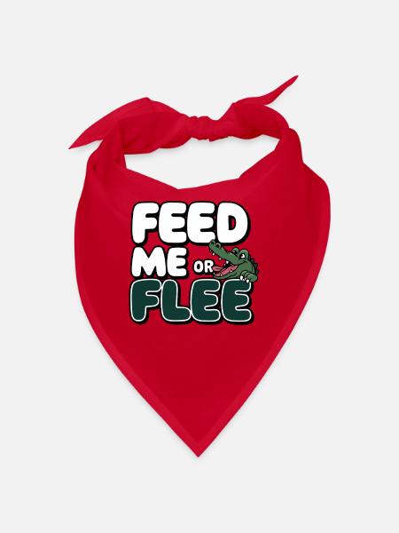 Alligator Crocodile Reptile Enthusiast Swamp - Bandana - red - Front
