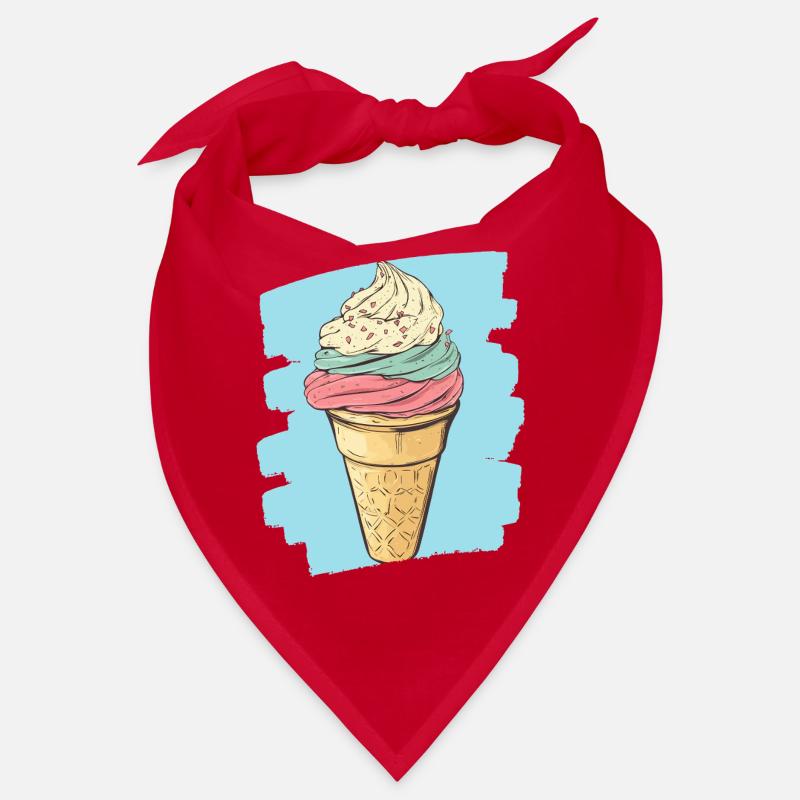Eiscreme Eis Bandana