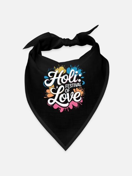 The Holi Festival Of Colors Indian Celebration - Bandana - red - Front