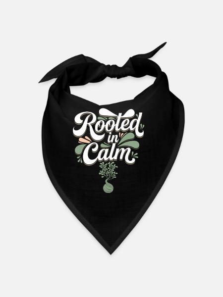 Kokedama Moss Ball Plantes Jardinage Japonais - Bandana - noir - Devant