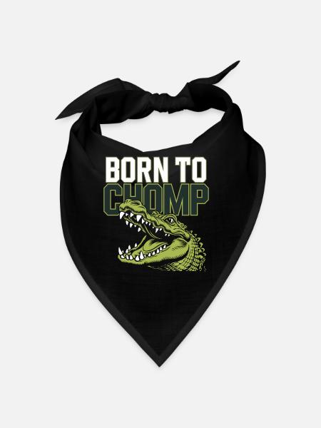 Alligator Crocodile Reptile Enthusiast Swamp - Bandana - red - Front