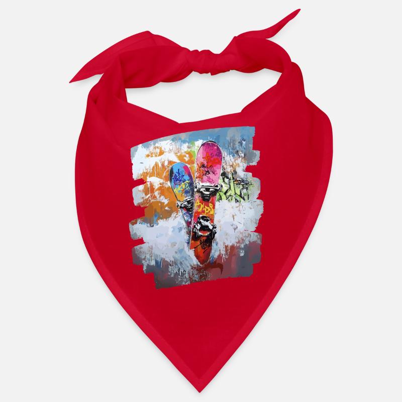 Snowboarder poudreuse Bandana
