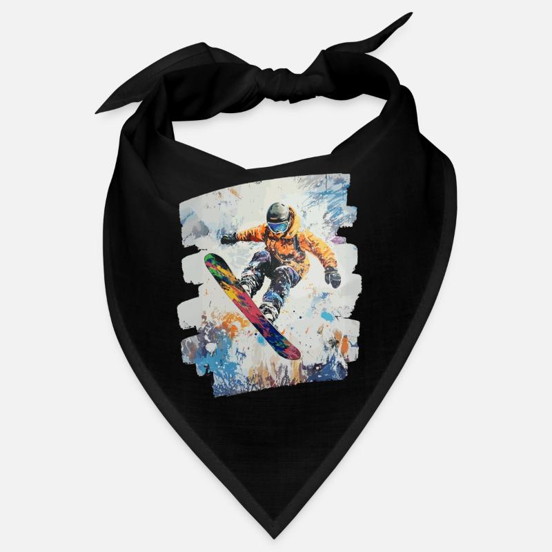 Snowboarder poudreuse Bandana