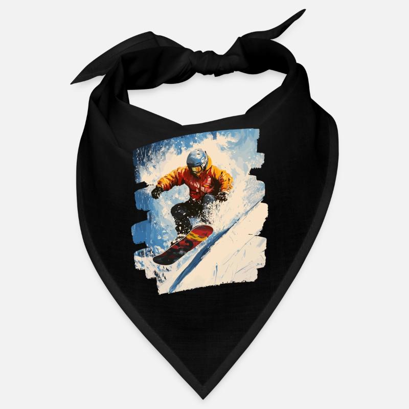 Snowboarder poudreuse Bandana
